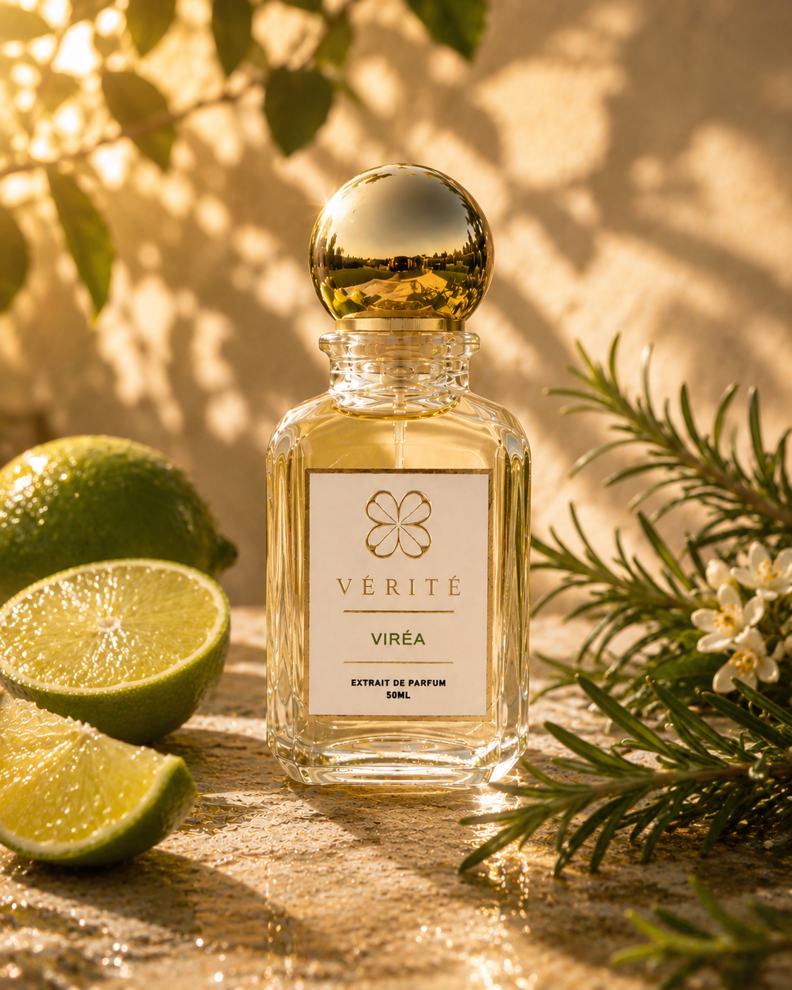 Viréa fragrance bottle, coming soon