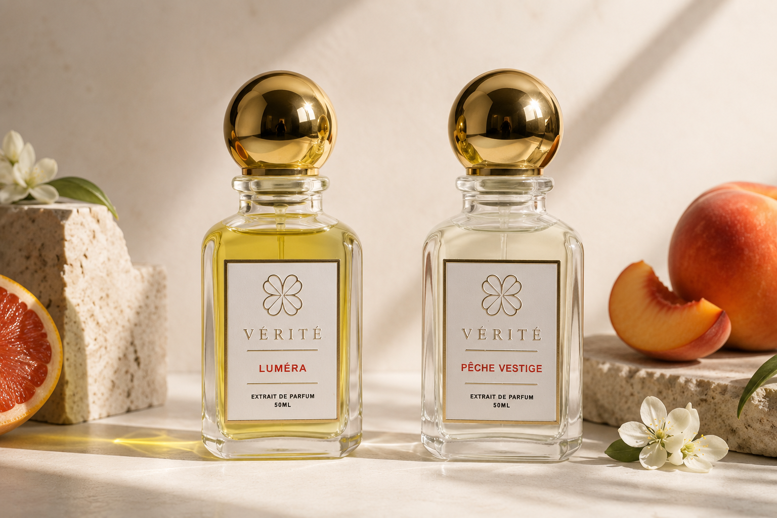 Luméra and Pêche Vestige by Vérité Parfum — the complete collection